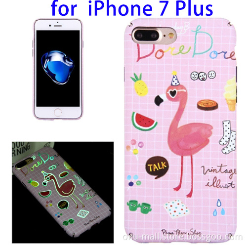 Creative Pattern PC Protective Back Case Cover for iPhone 7 Plus for Girls